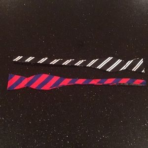 (2) Unworn Countess Mara Adjustable Bow-Ties